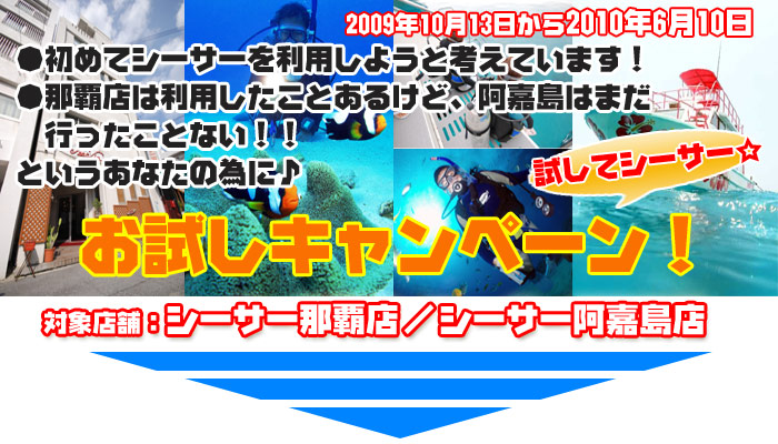 お試しキャンペーン