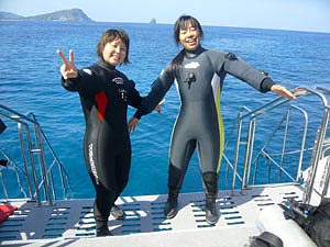 ドライスーツ着用イメージ