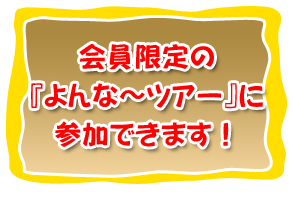 限定ツアーに参加できる