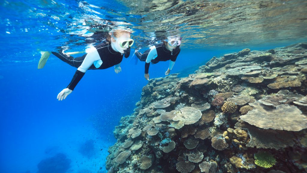 Snorkeling at the Kerama islands in Okinawa